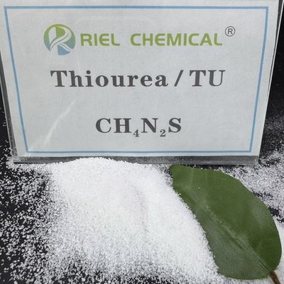 CAS 62566 55.12 Lb TU White Crystal Thiourea 99 Particle For White Crystal Particle