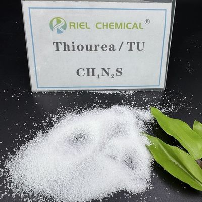 99% Thiourea White Crystal Particle 1.41 g/cm³ for Chemical Materials